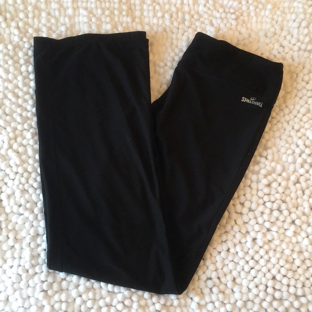 Spalding Black Athletic Pants